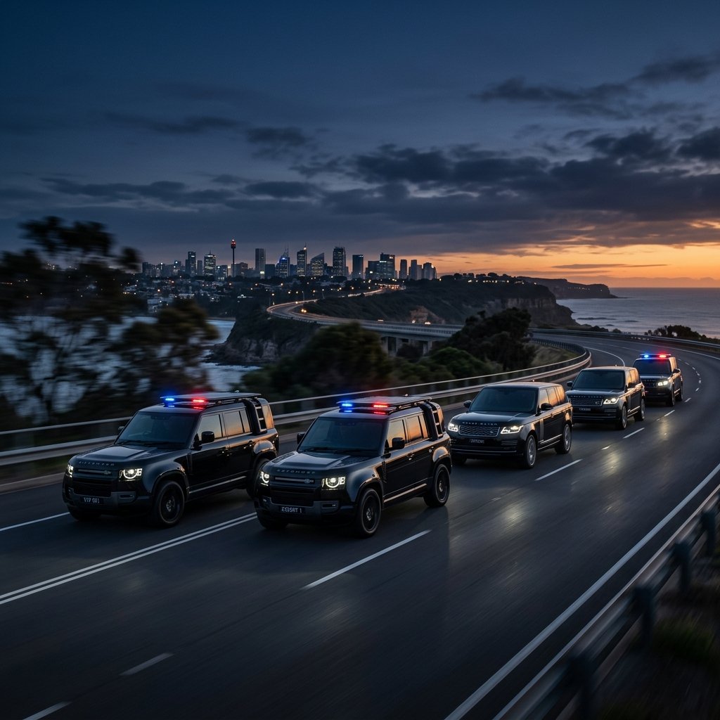 VIP Escort Convoy